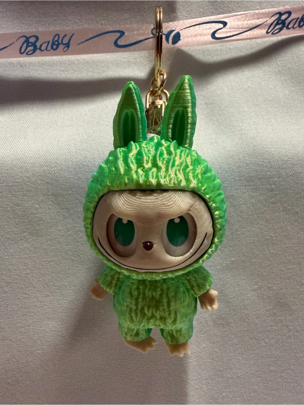 Labubu Keychain multicolor 3D printing
